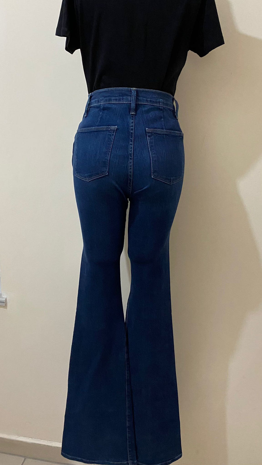 Frame Hifh Rise Flared Jeans