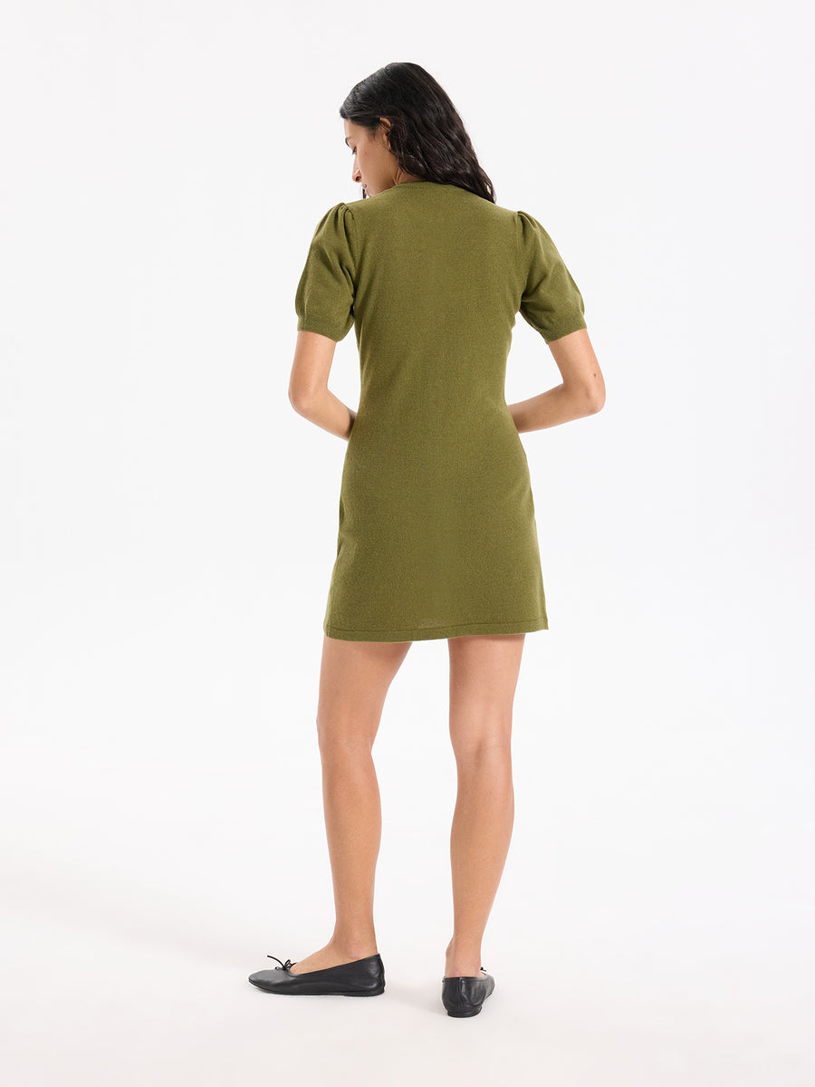 Lover's Knot Wool Cashmere Cardigan Dress