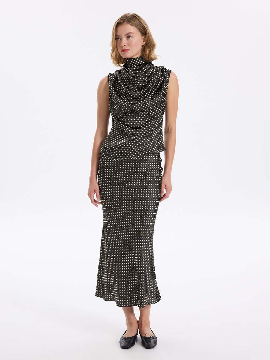 Rhona Silk Skirt