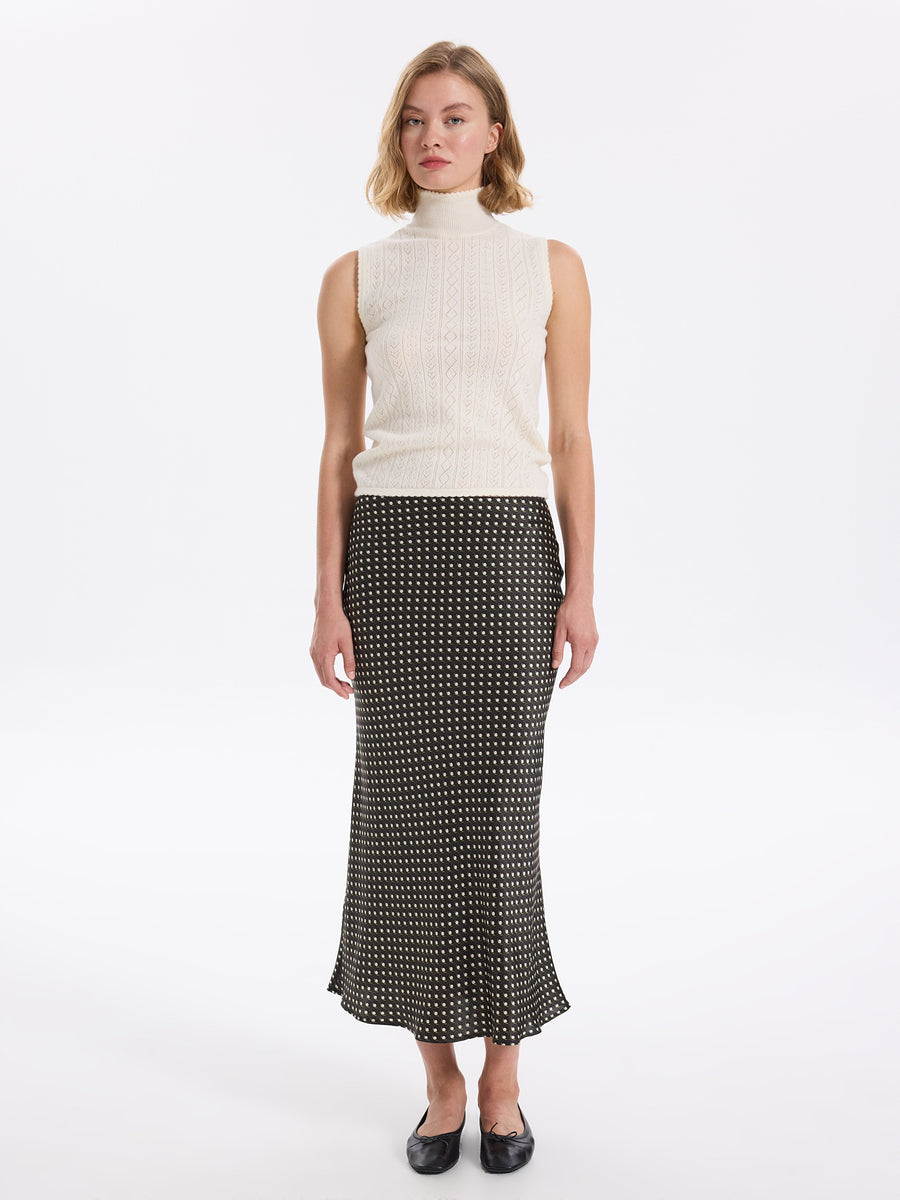 Rhona Silk Skirt