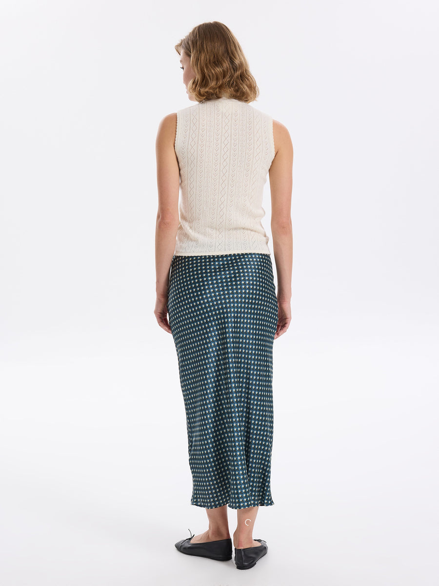 Rhona Silk Skirt
