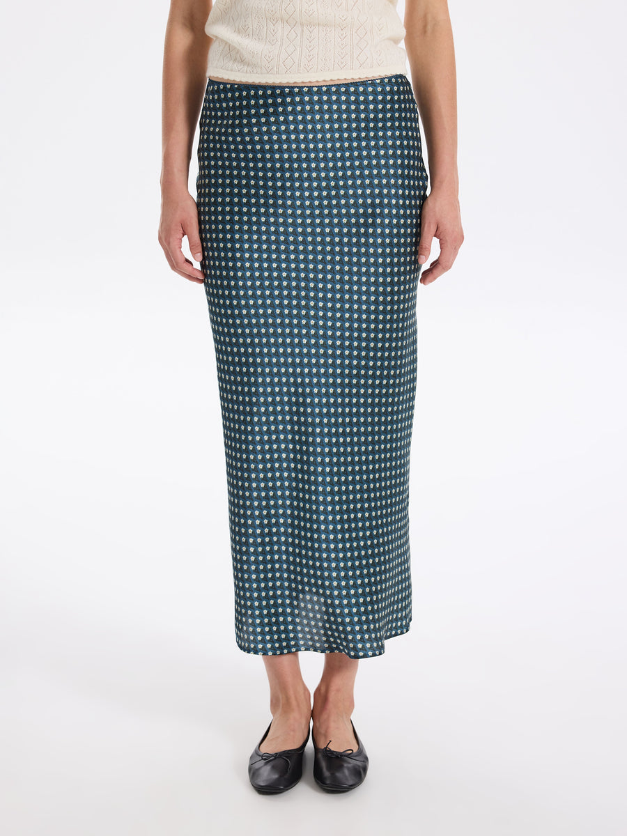 Rhona Silk Skirt