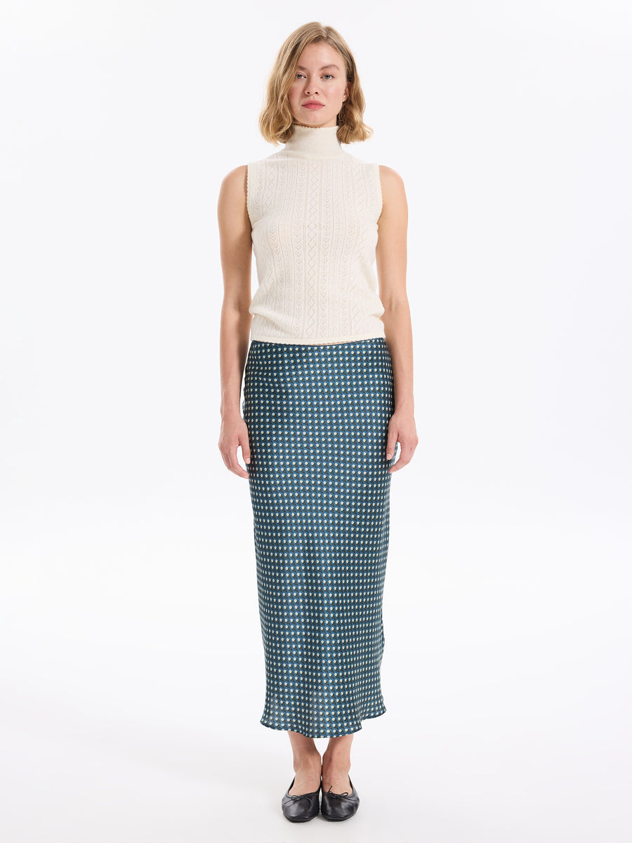 Rhona Silk Skirt