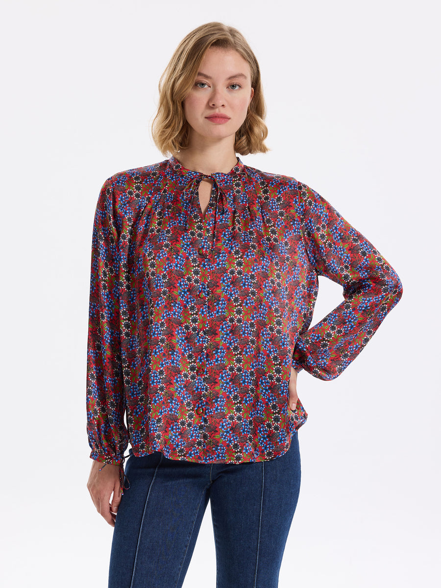 Ashwyn Silk Blouse