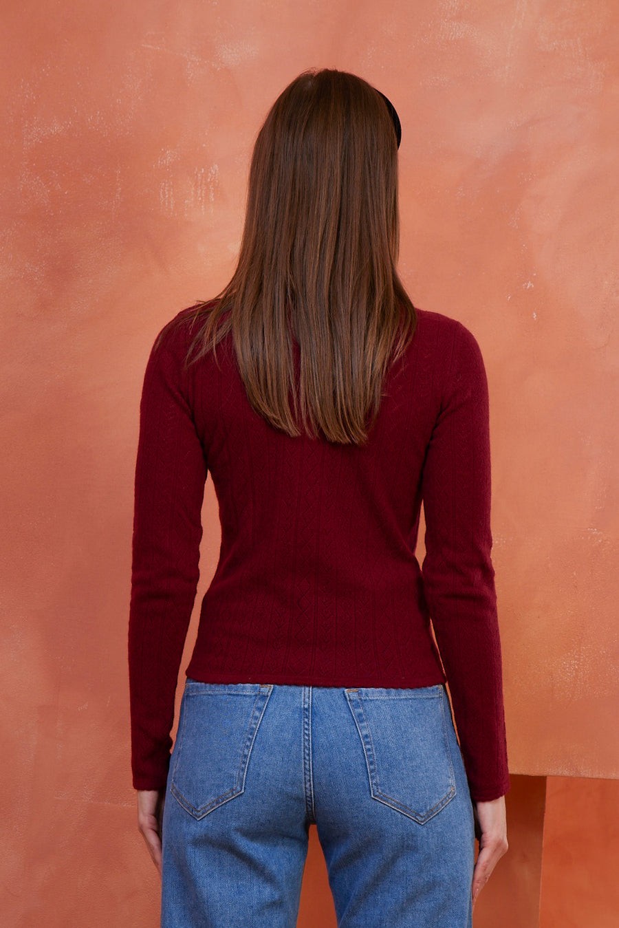 Hearts in a Row Knit Turtleneck