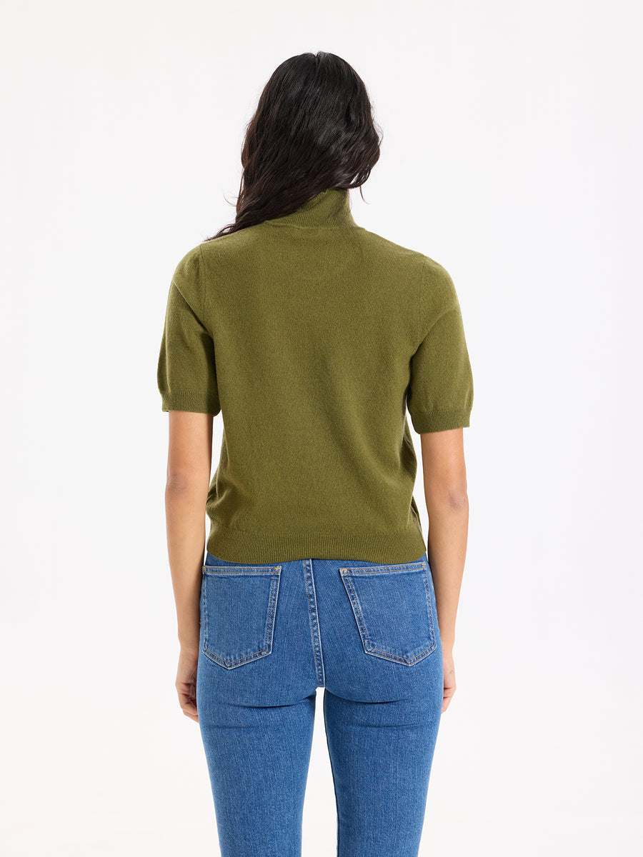 Lover's Knot Wool Cashmere Turtleneck Sweater