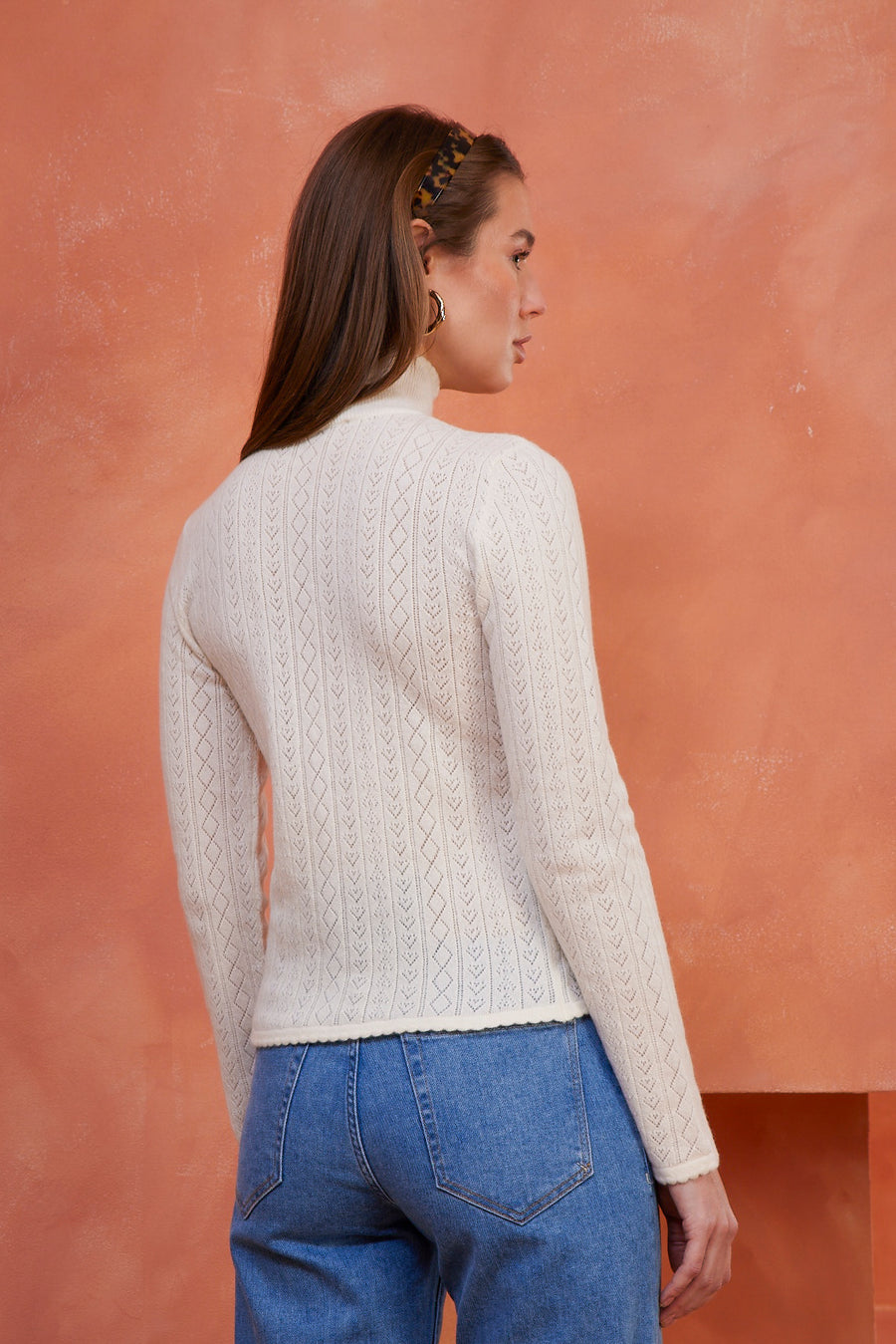 Hearts in a Row Knit Turtleneck