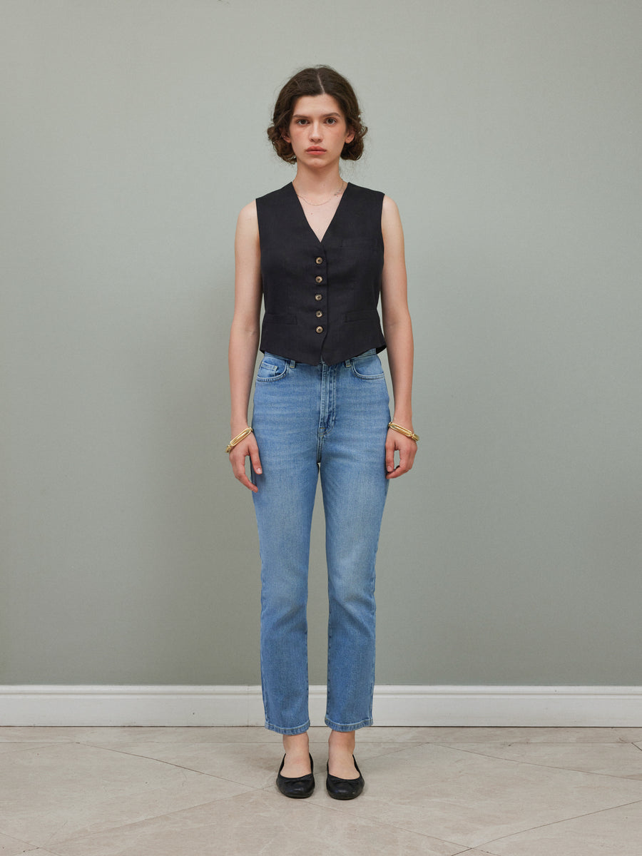 Vida Linen Vest