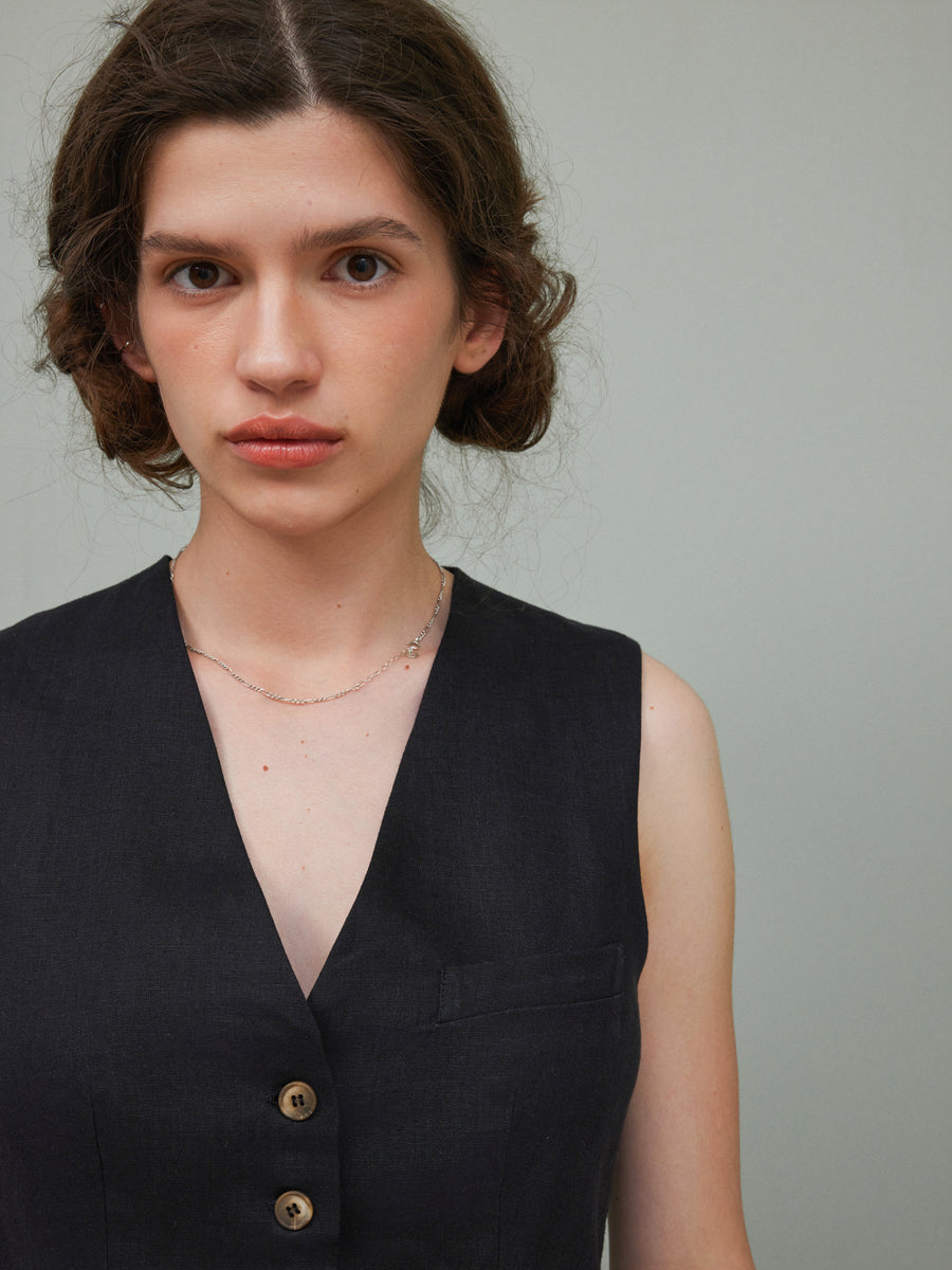 Vida Linen Vest