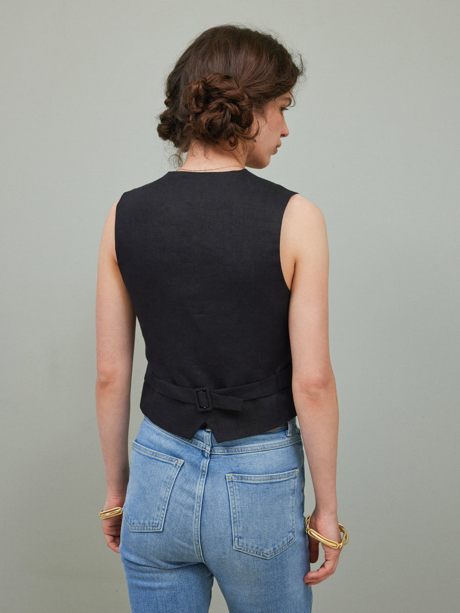 Vida Linen Vest