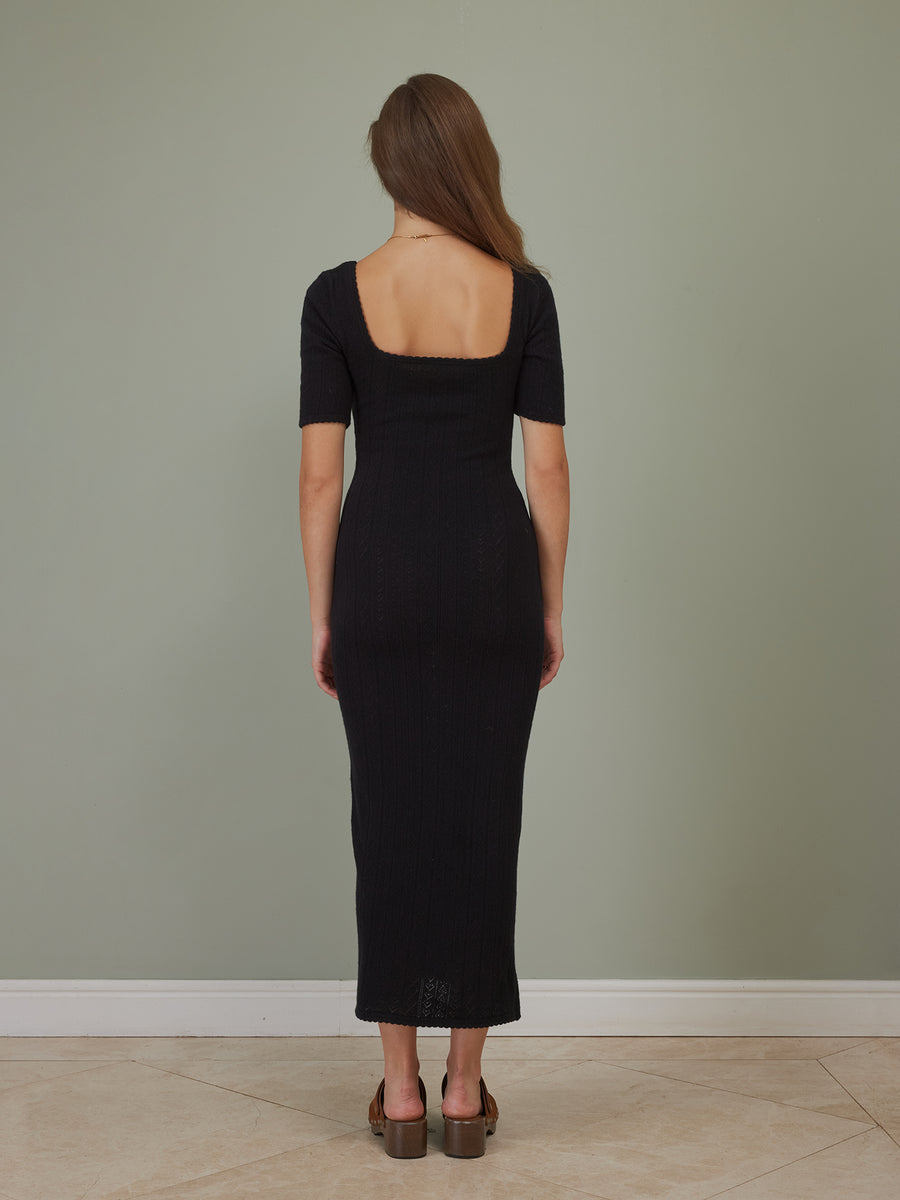 Hearts in a Row Long Knit Dress