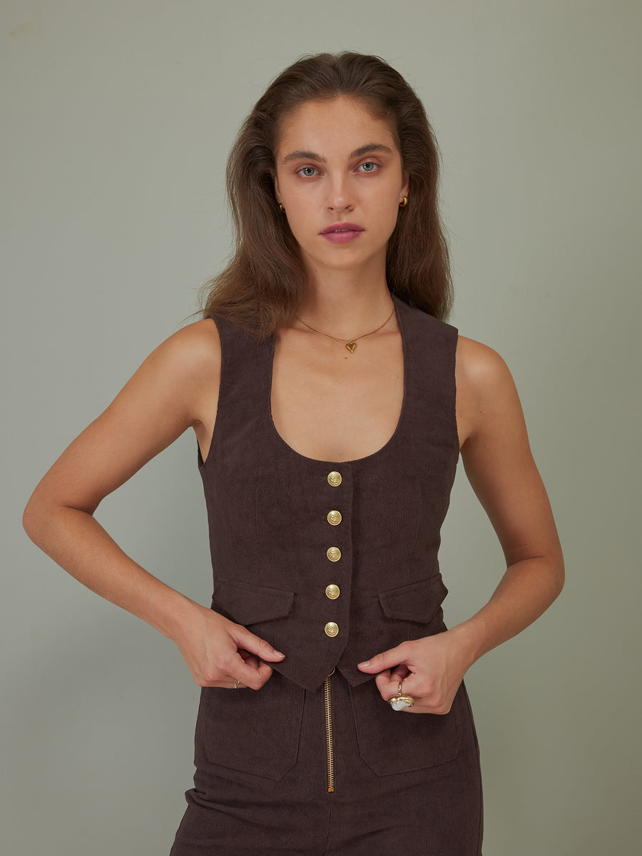 Tılsım Corduroy Vest