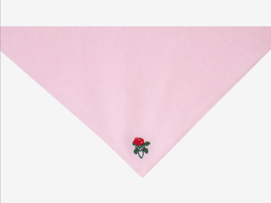 Lover's Knot Wool Cashmere Bandana Scarf