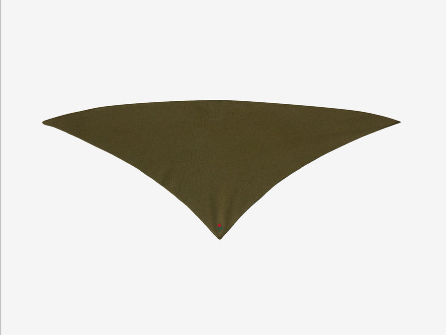 Lover's Knot Wool Cashmere Bandana Scarf