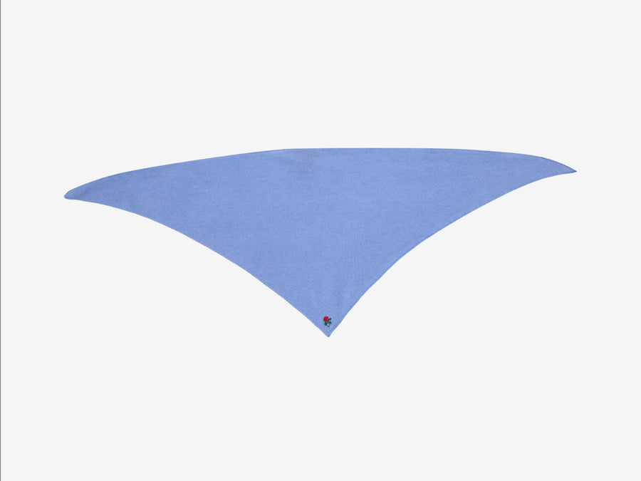 Lover's Knot Wool Cashmere Bandana Scarf