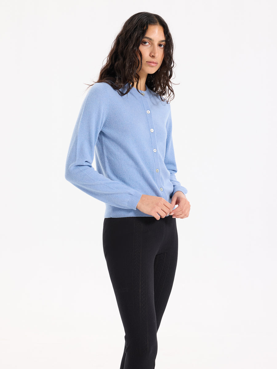 Lover's Knot Wool Cashmere Cardigan