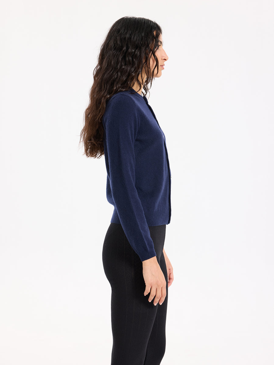 Lover's Knot Wool Cashmere Cardigan