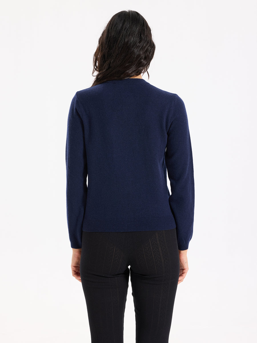 Lover's Knot Wool Cashmere Cardigan