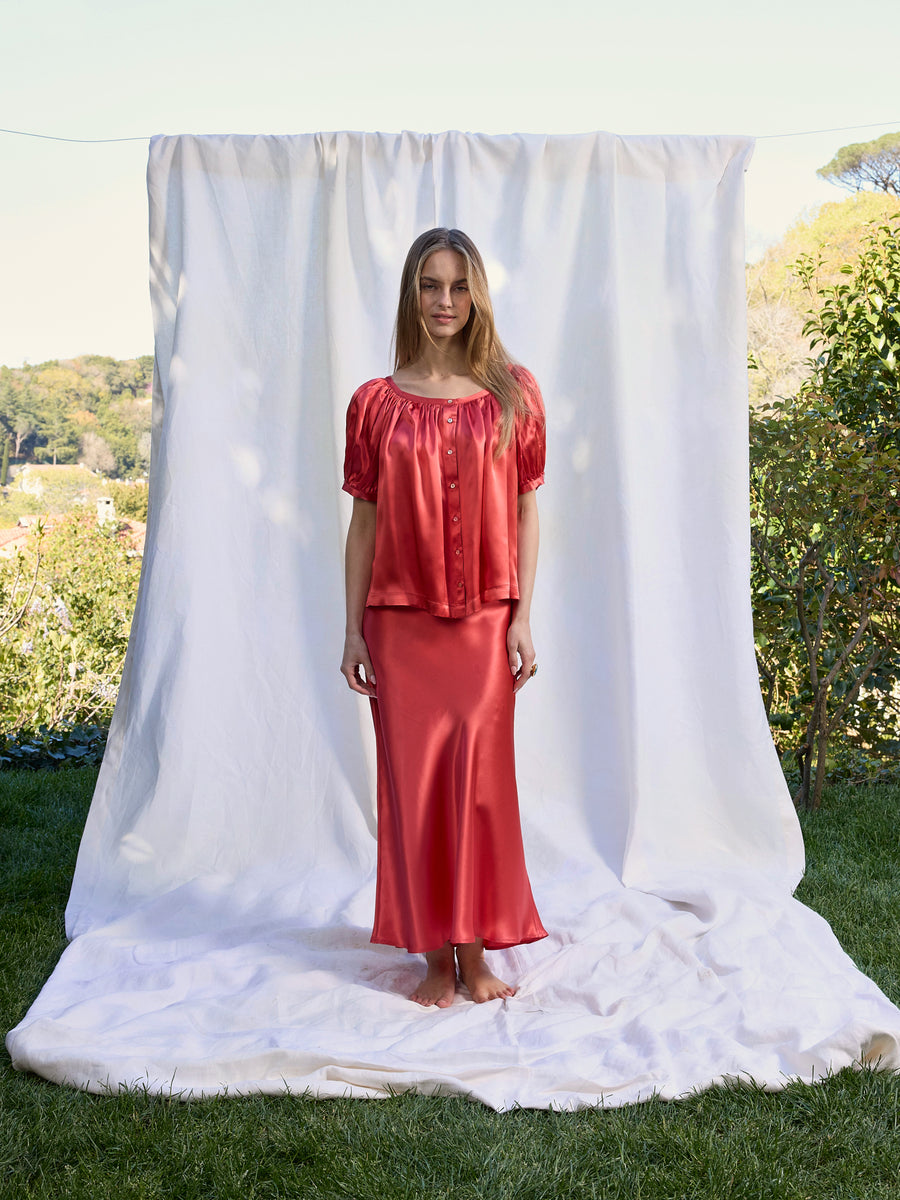 Sibelle Silk Skirt