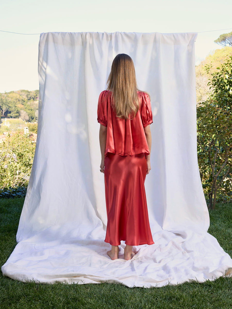 Sibelle Silk Skirt