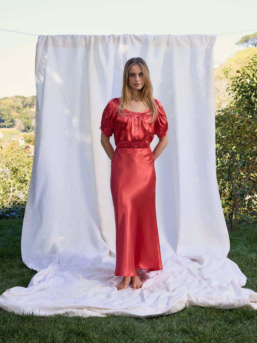 Sibelle Silk Skirt