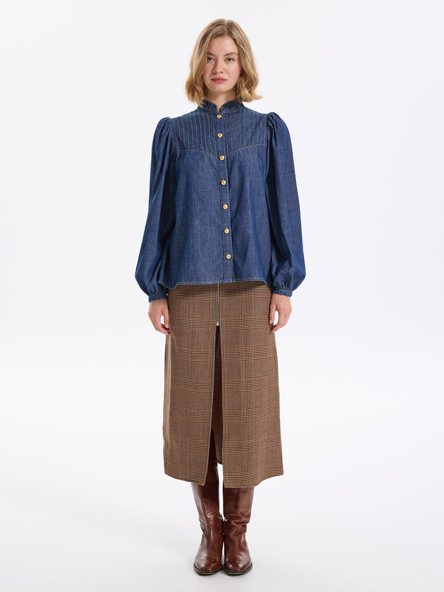 Daria Denim Top