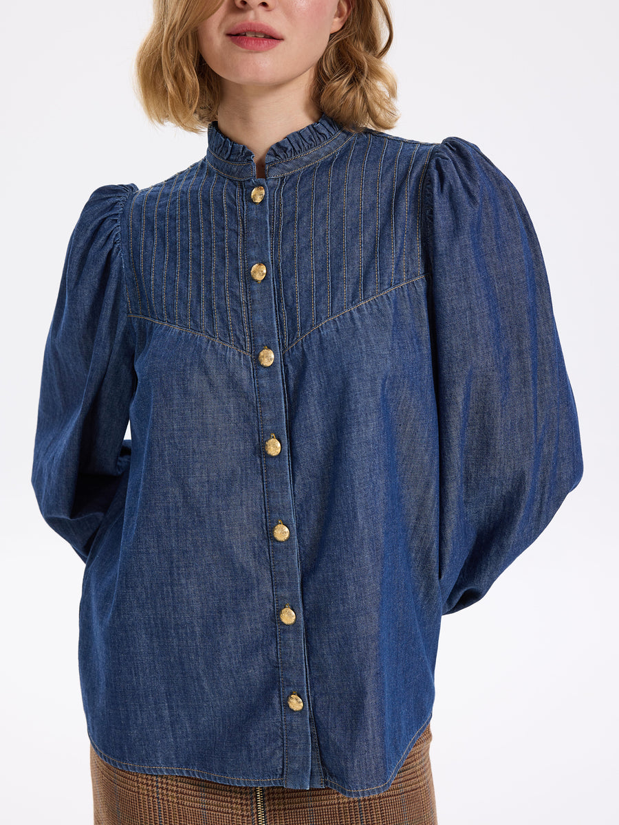 Daria Denim Top