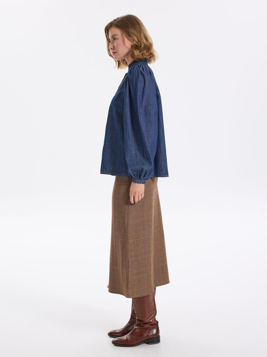 Daria Denim Top