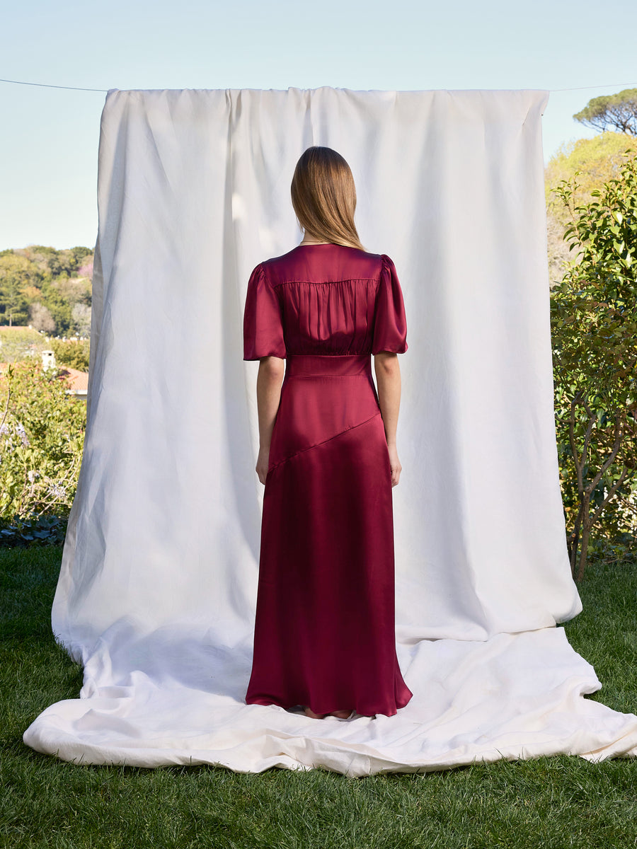 Maira Silk Dress