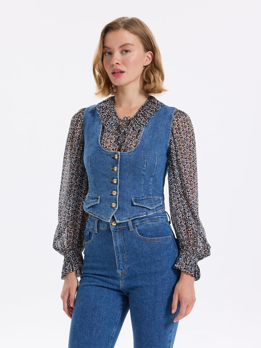 Marfa Denim Vest