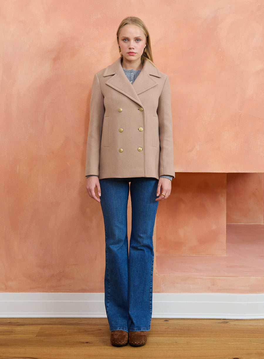 Hazel Pea Coat