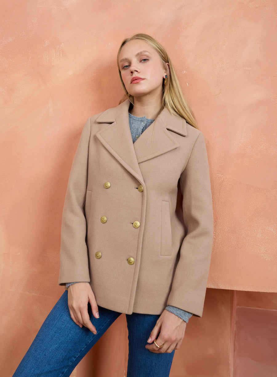 Hazel Pea Coat