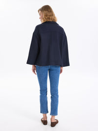 ジャケット・アウター THE SHINZONE FLARE PEA COAT NAVY 34 ジャケット・アウター THE SHINZONE FLARE PEA COAT NAVY 34 THE