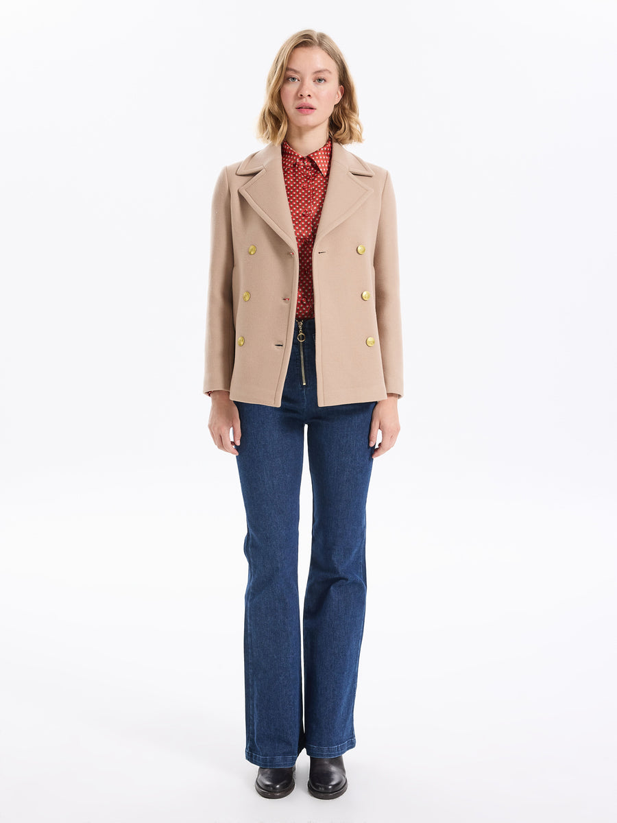 Hazel Pea Coat