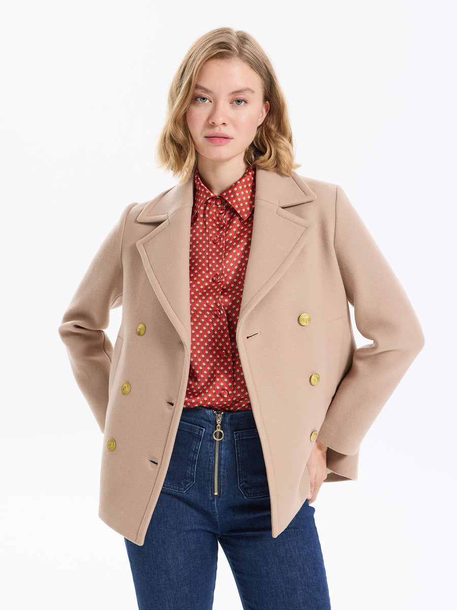 Hazel Pea Coat