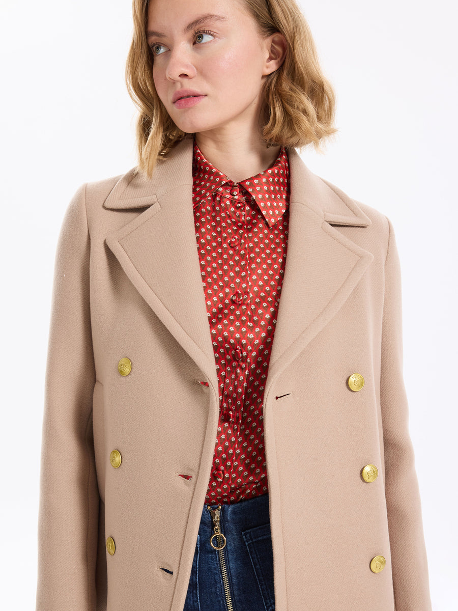 Hazel Pea Coat