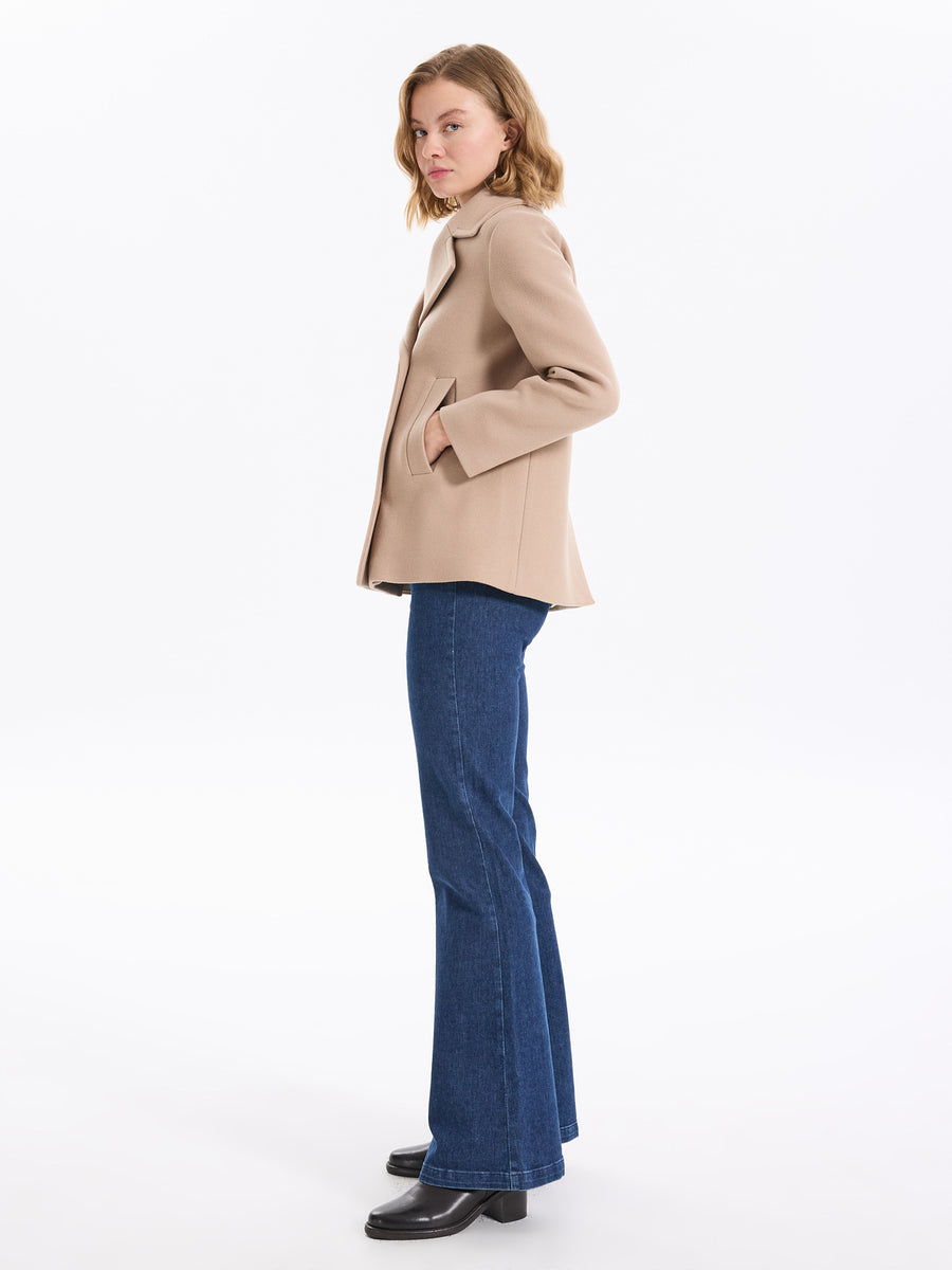 Hazel Pea Coat