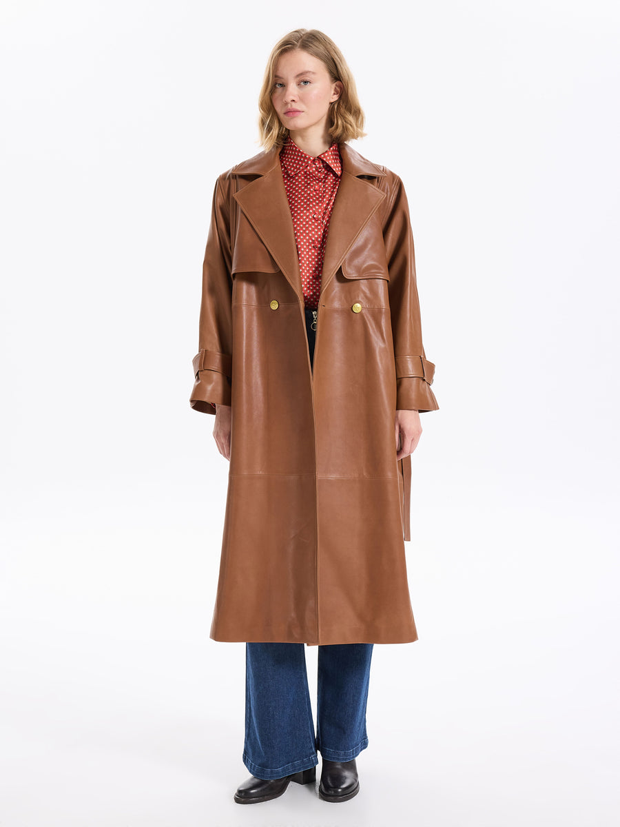 Boudika Leather Trenchcoat