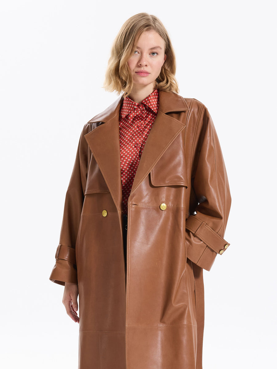 Boudika Leather Trenchcoat