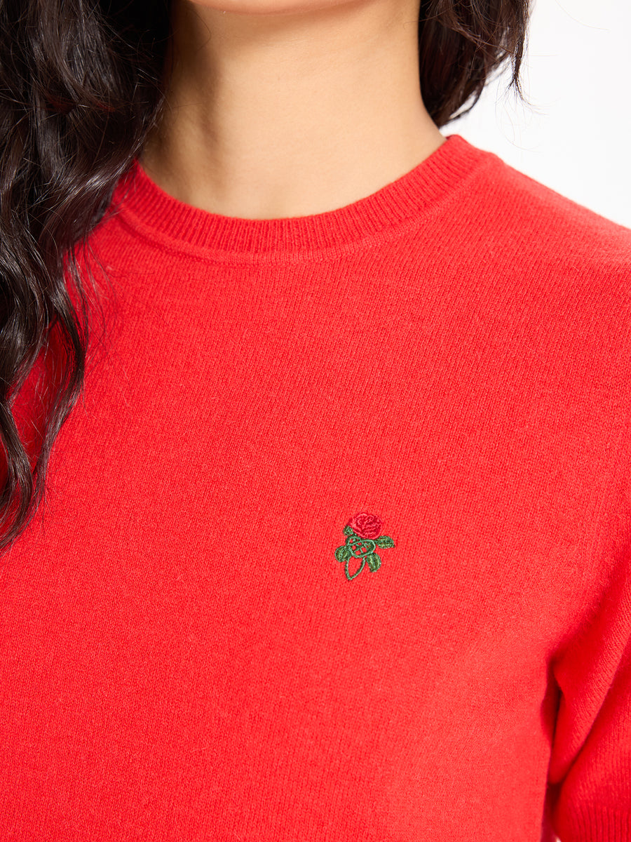 Lover's Knot Wool Cashmere Sweater