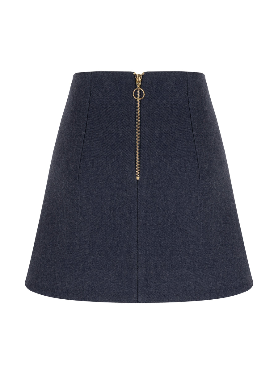 Golnar Mini Wool Skirt