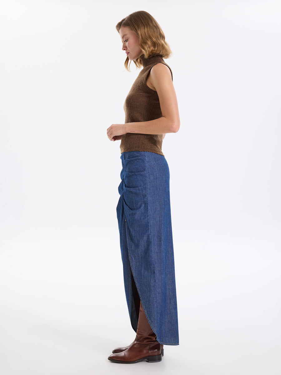 Hearts in a Row Knit Sleeveless Turtleneck