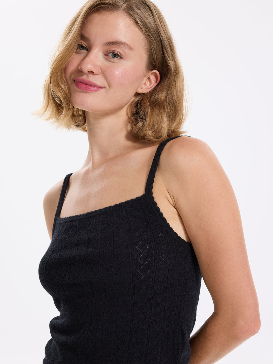 Hearts in a Row Knit Tank