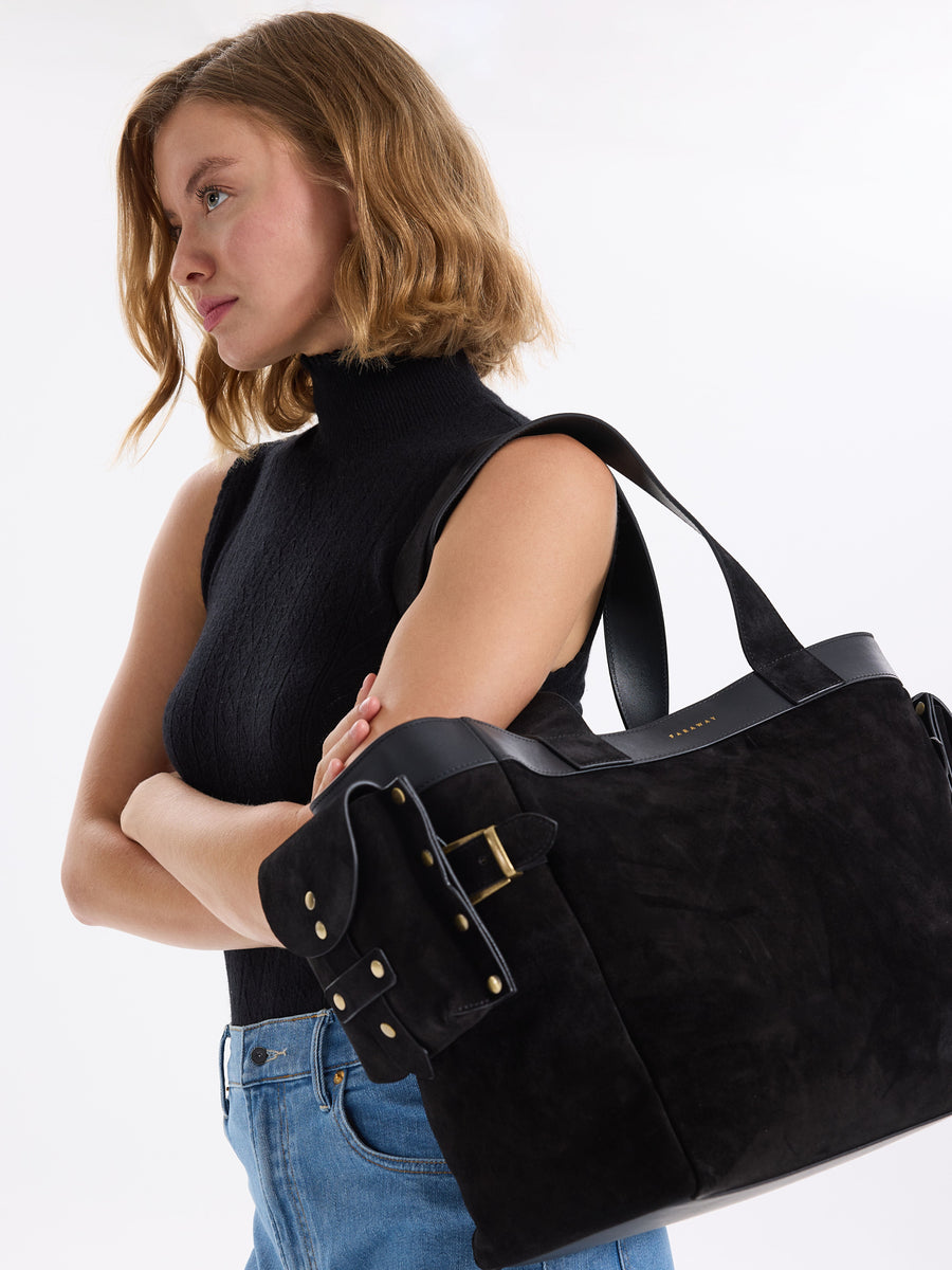 Shen Suede Tote