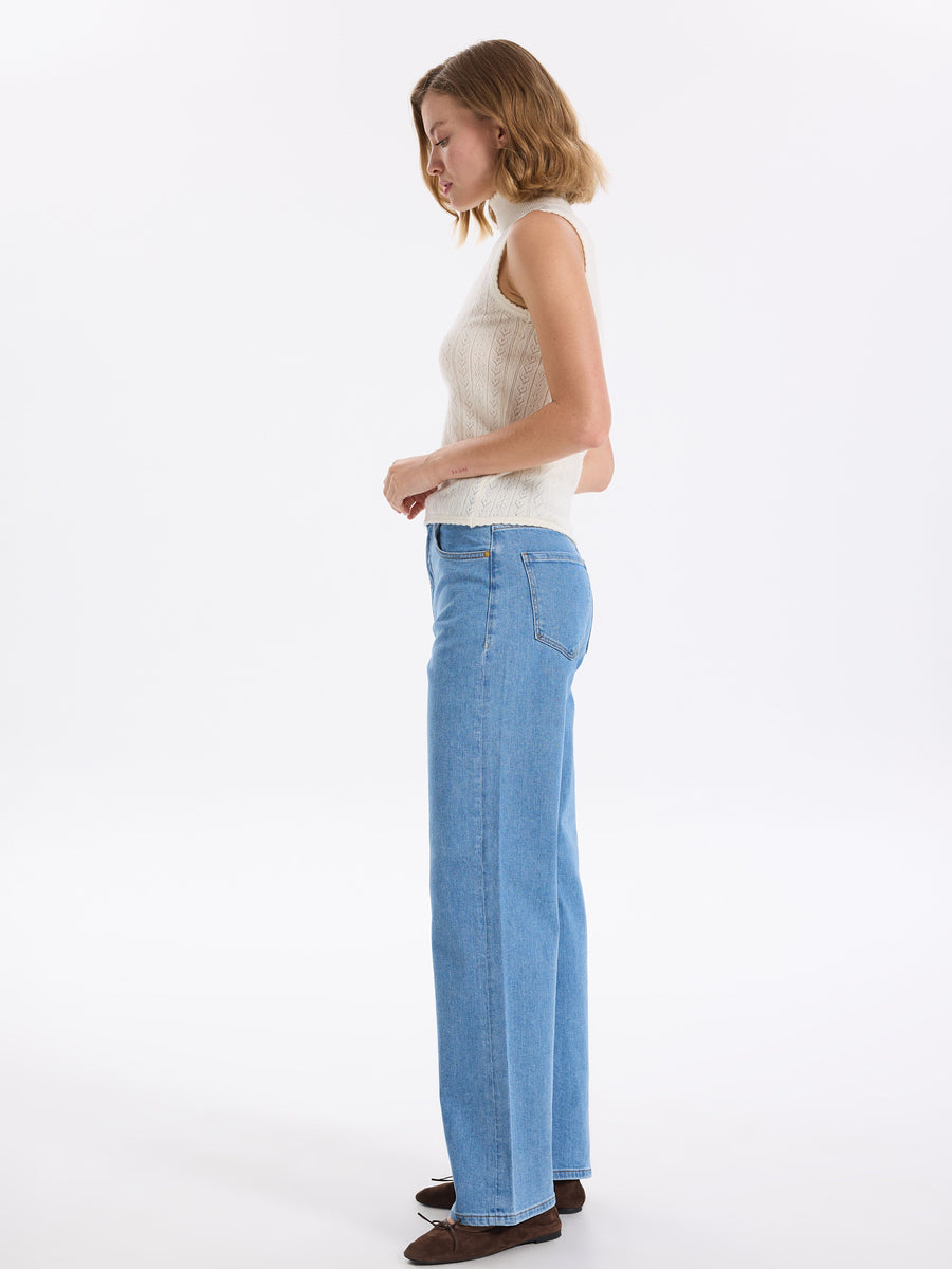 Hearts in a Row Knit Sleeveless Turtleneck
