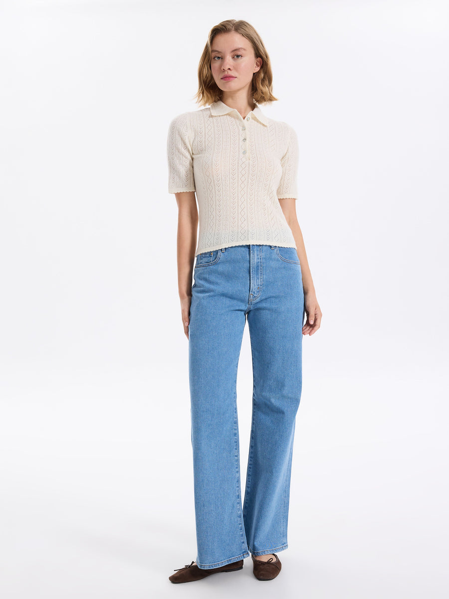 Hearts in a Row Knit Polo