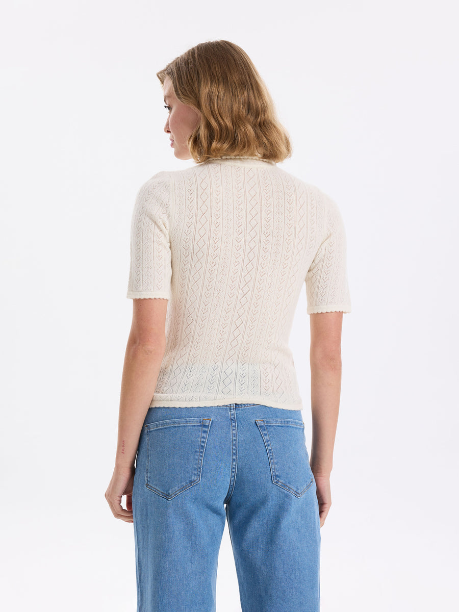 Hearts in a Row Knit Polo