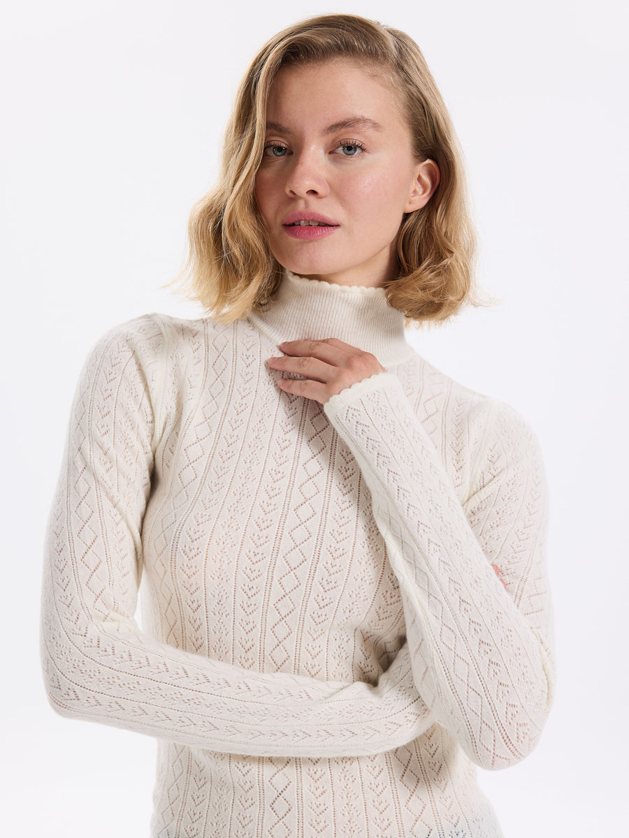 Hearts in a Row Knit Turtleneck