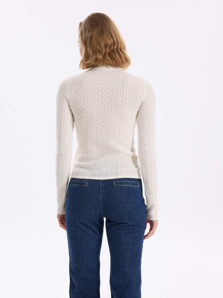 Hearts in a Row Knit Turtleneck