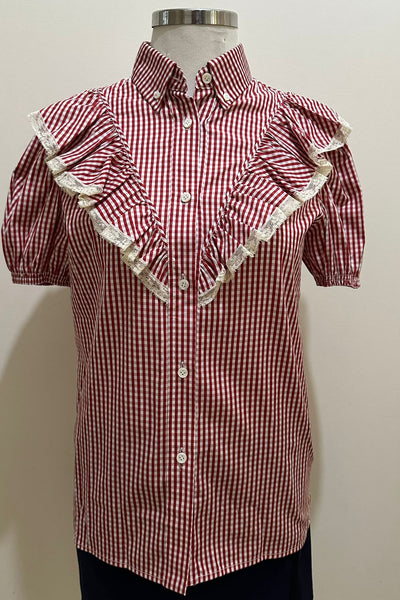 Miu Miu Plaid Shirt